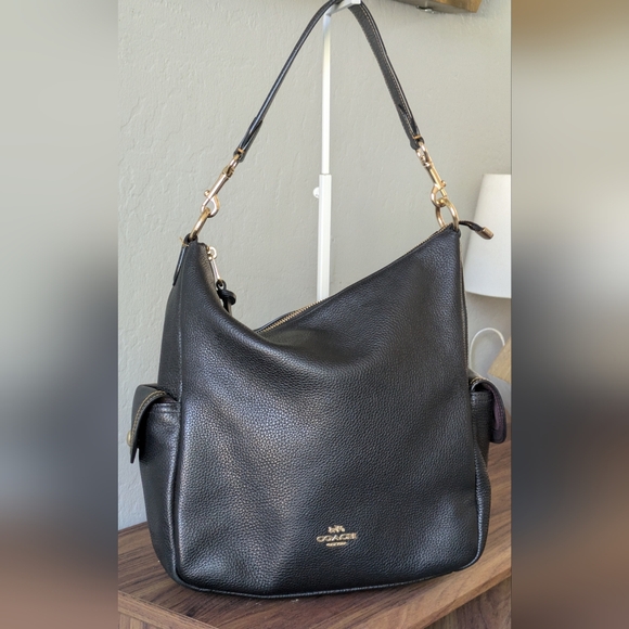 Coach Black Leather Hobo Bag - Picture 2 of 15